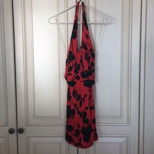 Halter top mini dress